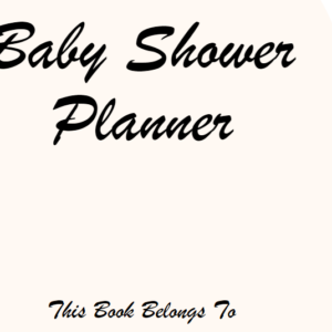 Digital Baby Shower Planner